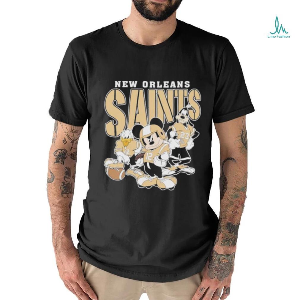 Official New Orleans Saints Mickey Donald Duck And Goofy Football Team 2024 T shirt Official New Orleans Saints Mickey Donald Duck And Goofy Football Team 2024 T shirt