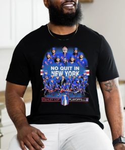 Official New York Rangers No Quit In New York 2024 Stanley Cup Playoffs Shirt