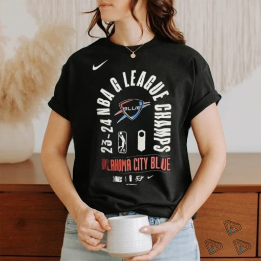 Official Oklahoma City Blue Nike 23 24 NBA G League Champions Locker Room shirt