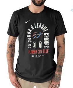 Official Oklahoma City Blue Nike 23 24 NBA G League Champions Locker Room shirt