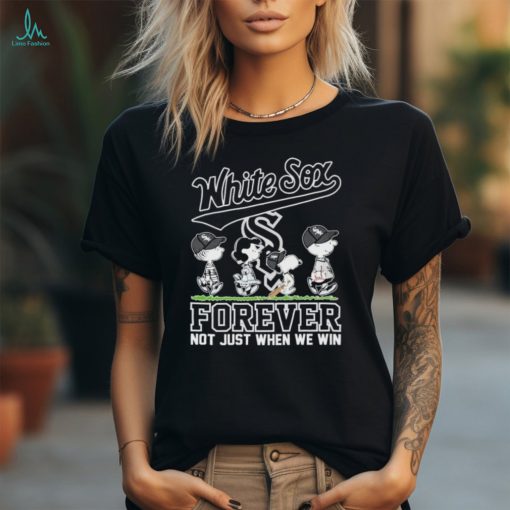 Official Peanuts Characters Abbey Road Chicago White Sox Forever Not Just When We Win Shirt