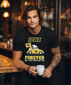 Official Peanuts Snoopy And Woodstock Iowa Hawkeyes National Championship On Car Forever Not Just When We Win Shirt