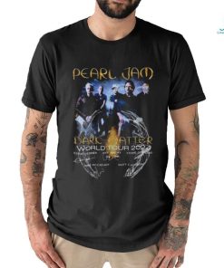Official Pearl Jam Dark Matter World Tour 2024 Signatures Shirt