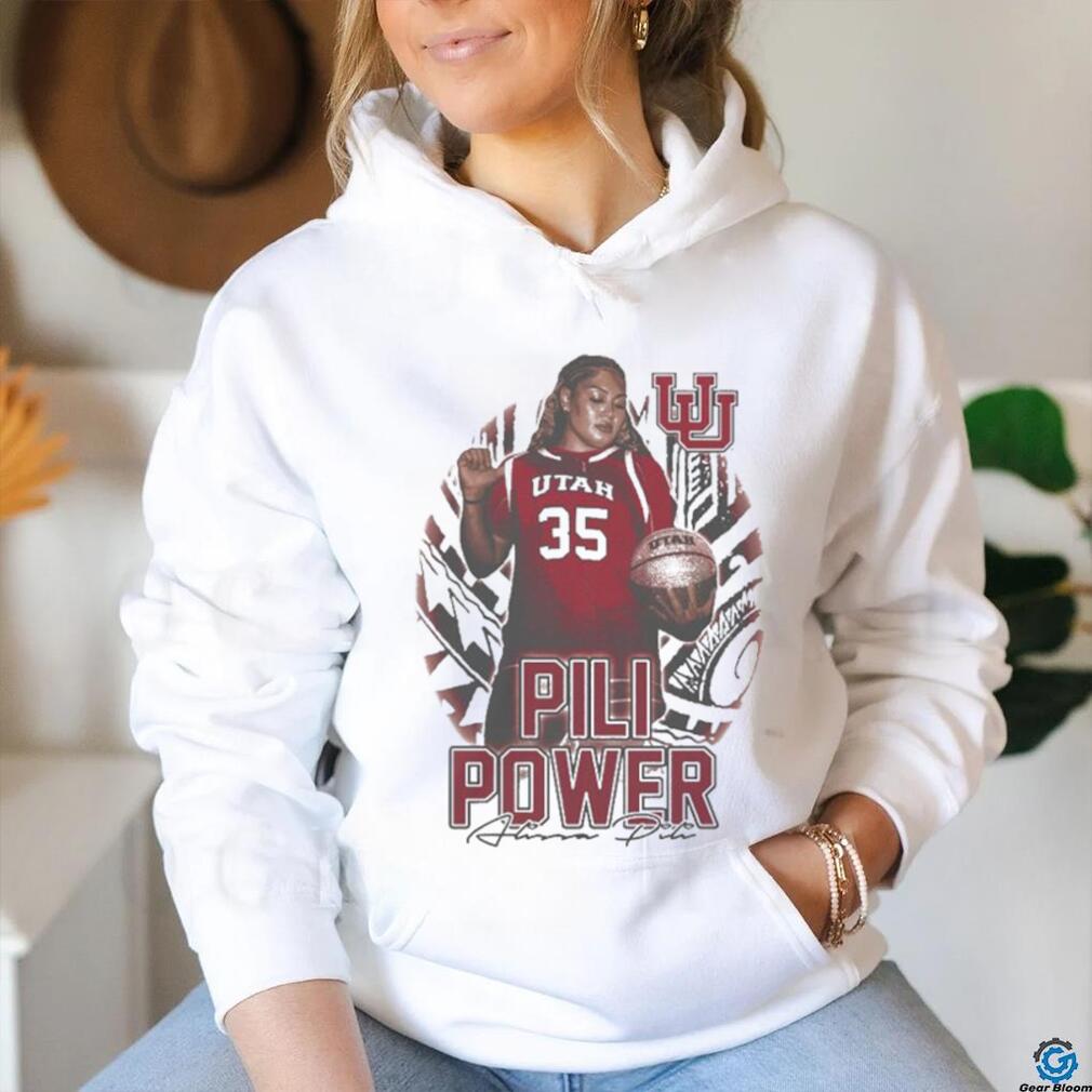 Official Pili Power Ute Utah Signature T shirt Official Pili Power Ute Utah Signature T shirt