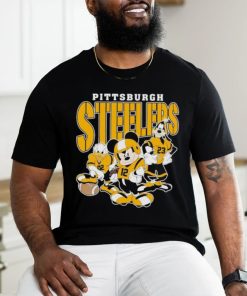 Official Pittsburgh Steelers Mickey Donald Duck And Goofy Football Team 2024 T shirt
