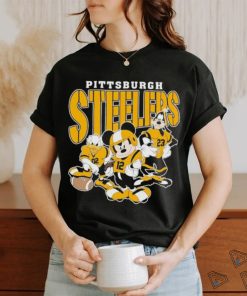 Official Pittsburgh Steelers Mickey Donald Duck And Goofy Football Team 2024 T shirt