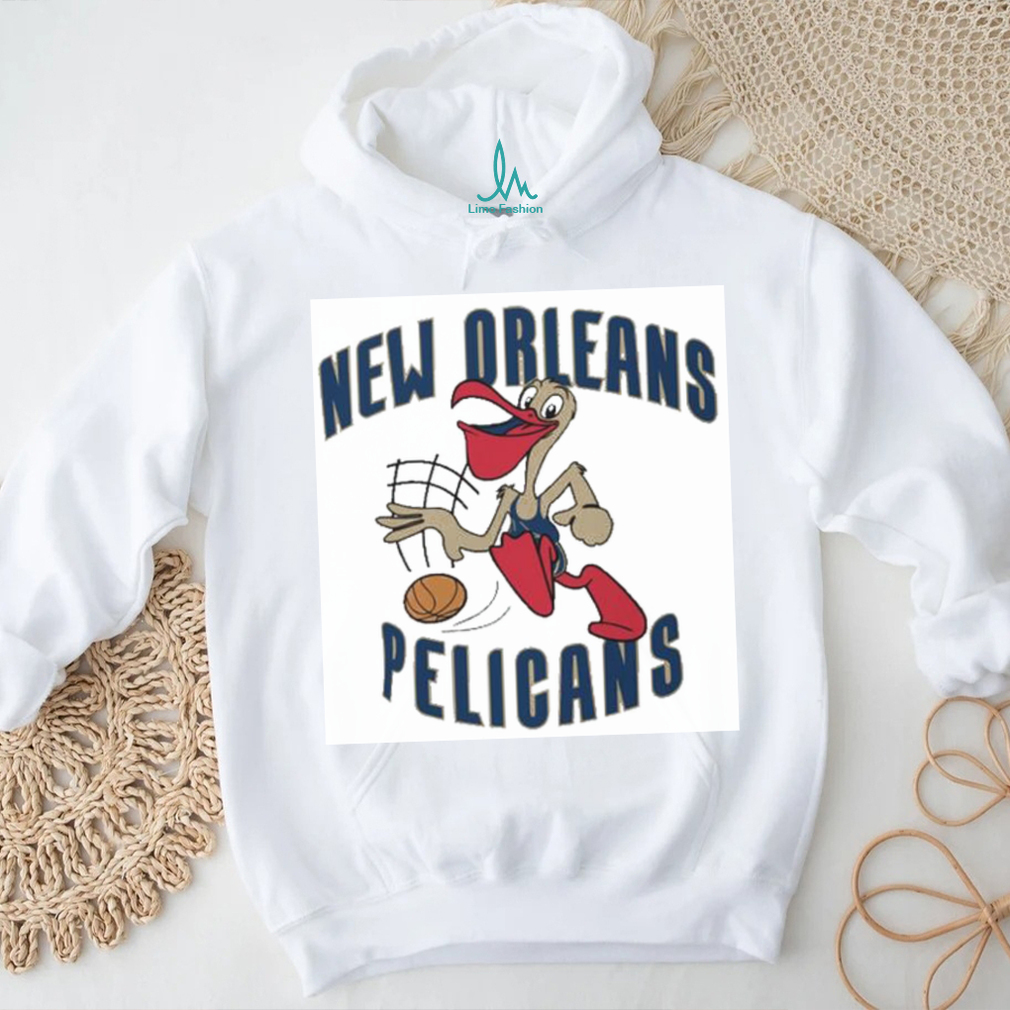 Official Po’ The Pelican Blue Gold Outline New Orleans Bird Basketball T shirt Official Po’ The Pelican Blue Gold Outline New Orleans Bird Basketball T shirt