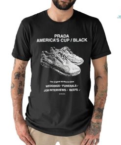 Official Prada americas cup black the allround shoe weddings funerals job interviews beefs shirt
