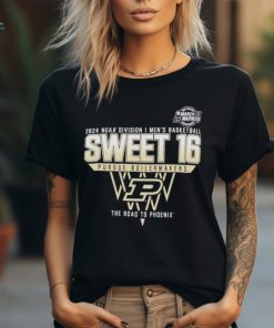Official Purdue Boilermakers Sweet 16 DI Men’s Basketball 2024 The Road To Phoenix Shirt