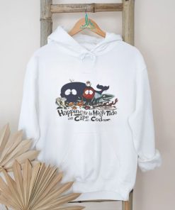 Official Rare Vintage Happiness Is High Tide On Cape Cod Shirt