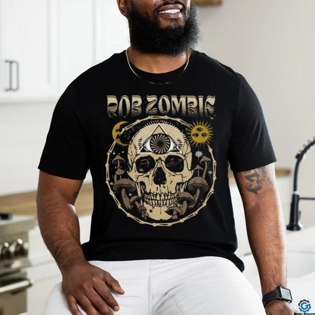 Official Rob Zombie Store Shop Lsd Skull Black Tshirt