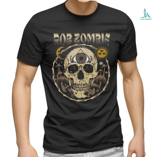 Official Rob Zombie Store Shop Lsd Skull Black Tshirt