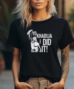 Official SamI zayn’s wearing rocky balboa’s yo khadija I did it T shirt