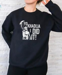 Official SamI zayn’s wearing rocky balboa’s yo khadija I did it T shirt