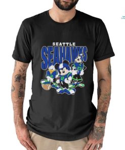 Official Seattle Seahawks Mickey Donald Duck And Goofy Football Team 2024 T shirt