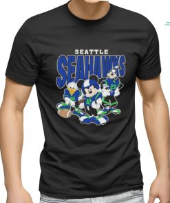 Official Seattle Seahawks Mickey Donald Duck And Goofy Football Team 2024 T shirt