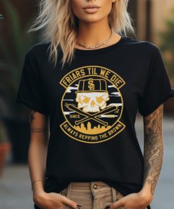 Official Shop Friars Til We Die Sd Brigade T Shirt Women_s Long Sleeved T Shirt