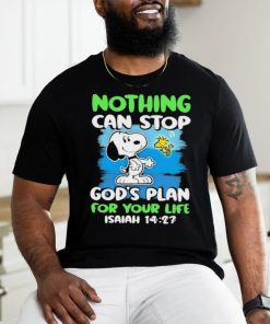 Official Snoopy And Woodstock Nothing Can Stop God’s Plan For Your Life shirt