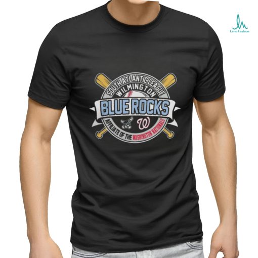 Official South Atlantic League Wilmington Blue Rocks Affiliate Of The Washington Nationals Shirt