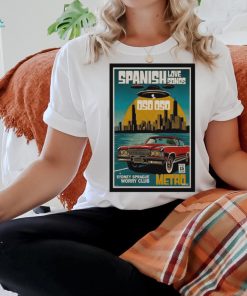 Official Spanish Love Songs April 15 2024 Sydney Sprague Worry Club Metro Poster Shirt