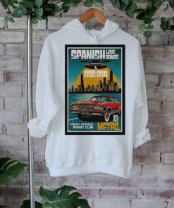Official Spanish Love Songs April 15 2024 Sydney Sprague Worry Club Metro Poster Shirt