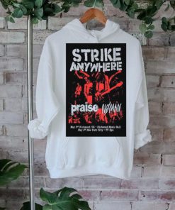 Official Strike Anywhere Show Richmond Music Hall Richmond VA May 3 2024 Poster t shirt
