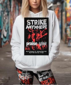 Official Strike Anywhere Show Richmond Music Hall Richmond VA May 3 2024 Poster t shirt