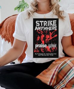 Official Strike Anywhere Show Richmond Music Hall Richmond VA May 3 2024 Poster t shirt
