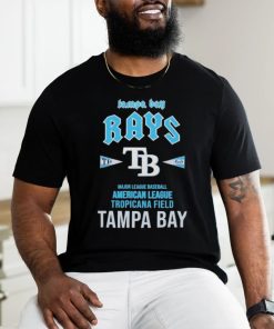 Official Tampa Bay Rays American League Tropicana Field City Tour 2024 T shirt