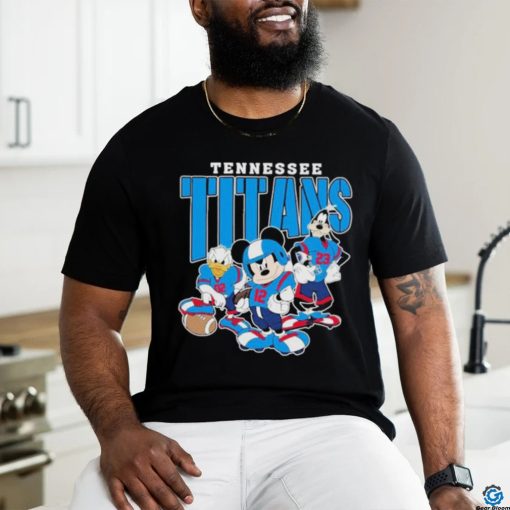 Official Tennessee Titans Mickey Donald Duck And Goofy Football Team 2024 T shirt
