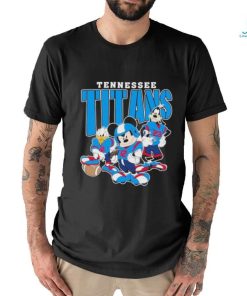 Official Tennessee Titans Mickey Donald Duck And Goofy Football Team 2024 T shirt