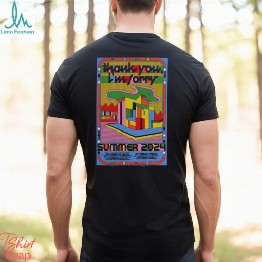 Official Thank You I’m Sorry Band Summer Tour 2024 Poster Shirt
