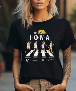 Official The Iowa Women’s Basketball Abbey Road 2024 Signatures Shirt
