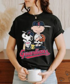 Official The Peanuts Movie Characters Cleveland Guardians Baseball Shirt