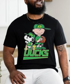Official The Peanuts Movie Characters Oregon Ducks Baseball Shirt