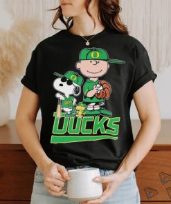 Official The Peanuts Movie Characters Oregon Ducks Baseball Shirt