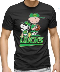 Official The Peanuts Movie Characters Oregon Ducks Baseball Shirt