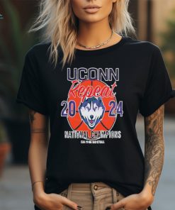 Official UCONN Huskies Men’s Basketball Repeat 2024 National Champions NCAA Men’s Basketball T Shirt