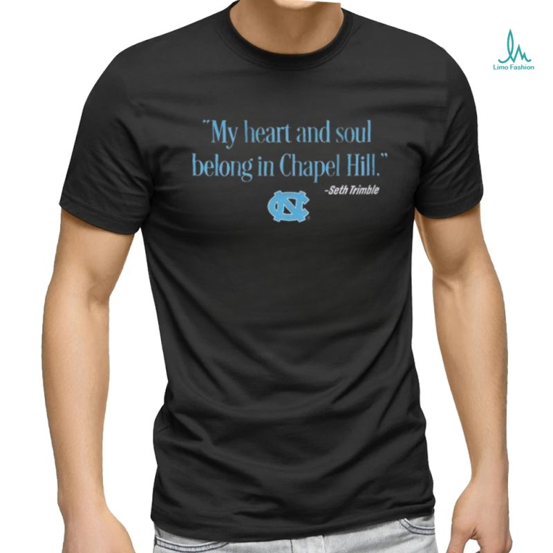 Official UNC Basketball Seth Trimble Chapel Hill Shirt