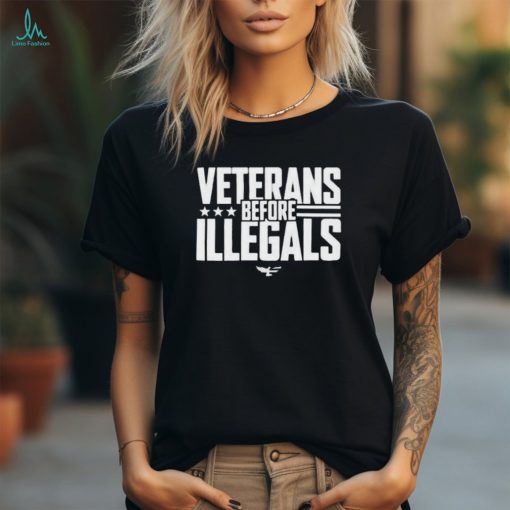 Official Veterans before illegals T Shirt
