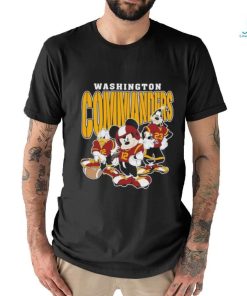 Official Washington Commanders Mickey Donald Duck And Goofy Football Team 2024 T shirt