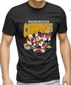Official Washington Commanders Mickey Donald Duck And Goofy Football Team 2024 T shirt