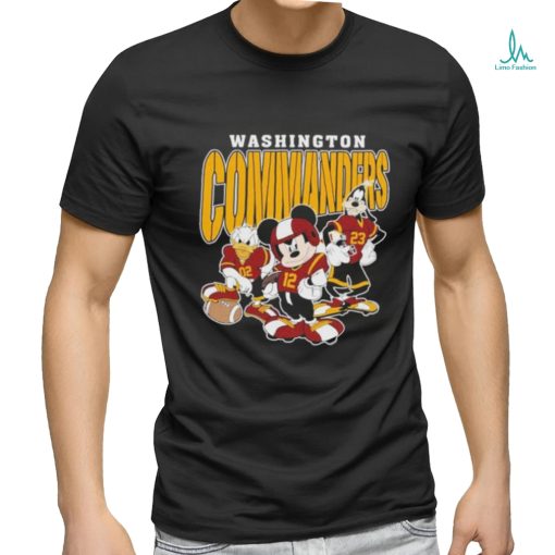Official Washington Commanders Mickey Donald Duck And Goofy Football Team 2024 T shirt