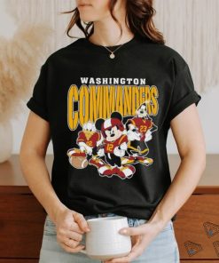 Official Washington Commanders Mickey Donald Duck And Goofy Football Team 2024 T shirt