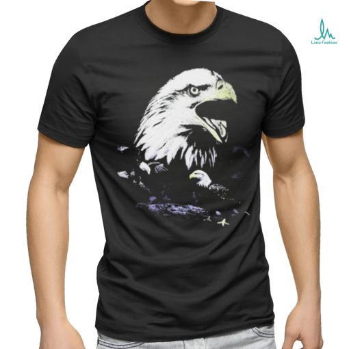 Official We don’t trust you eagles distressed hem vintage t shirt