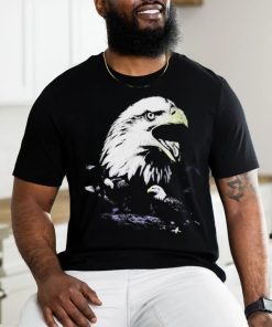 Official We don’t trust you eagles distressed hem vintage t shirt