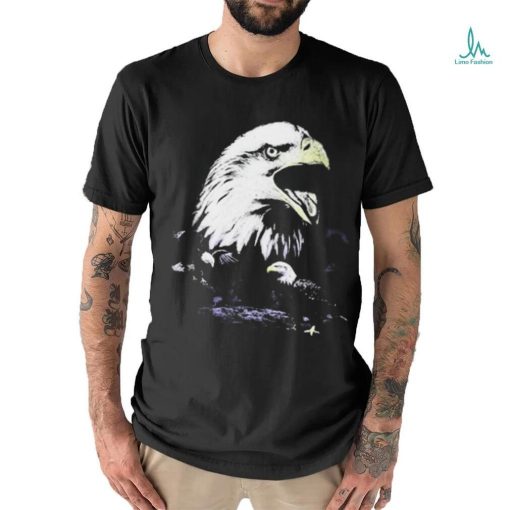 Official We don’t trust you eagles distressed hem vintage t shirt