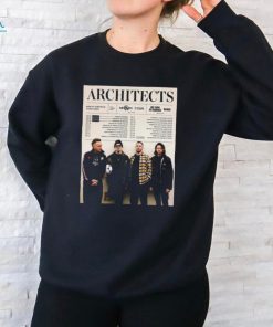Official architects North America Tour 2024 Poster Shirt