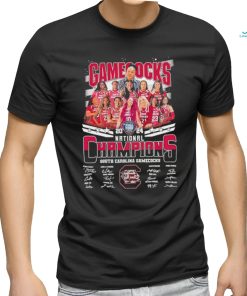 Official basketball National Champions South Carolina Gamecocks 2024 Team Player Proud T Shirt