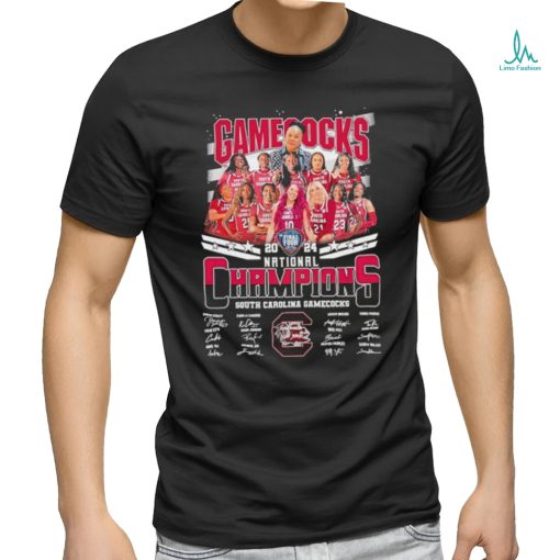 Official basketball National Champions South Carolina Gamecocks 2024 Team Player Proud T Shirt